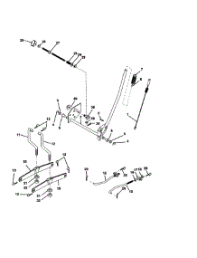 Lift Assembly parts for Craftsman Front-Engine Lawn Tractor 917270821 from AppliancePartsPros.com