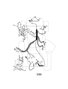 Electrical parts for Craftsman Front-Engine Lawn Tractor 917270822 from AppliancePartsPros.com