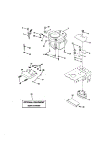 Engine parts for Craftsman Front-Engine Lawn Tractor 917270822 from AppliancePartsPros.com