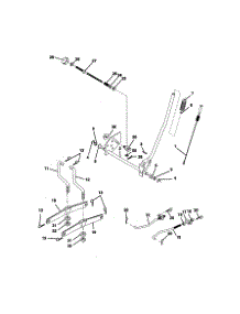 Lift Assembly parts for Craftsman Front-Engine Lawn Tractor 917270822 from AppliancePartsPros.com