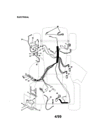 Electrical parts for Craftsman Front-Engine Lawn Tractor 917270823 from AppliancePartsPros.com
