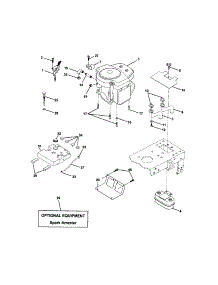 Engine parts for Craftsman Front-Engine Lawn Tractor 917270824 from AppliancePartsPros.com