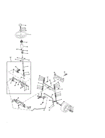 Steering Assembly parts for Craftsman Front-Engine Lawn Tractor 917270830 from AppliancePartsPros.com