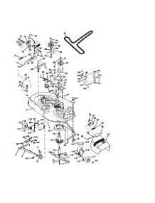 Mower Deck parts for Craftsman Front-Engine Lawn Tractor 917270830 from AppliancePartsPros.com