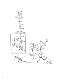 Steering Assembly parts for Craftsman Front-Engine Lawn Tractor 917270831 from AppliancePartsPros.com