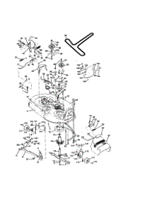 Mower Deck parts for Craftsman Front-Engine Lawn Tractor 917270840 from AppliancePartsPros.com