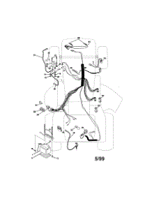 Electrical parts for Craftsman Front-Engine Lawn Tractor 917270841 from AppliancePartsPros.com