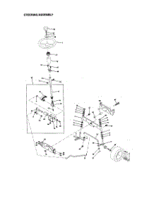 Steering Assembly parts for Craftsman Front-Engine Lawn Tractor 917270841 from AppliancePartsPros.com