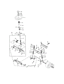 Steering parts for Craftsman Front-Engine Lawn Tractor 917270850 from AppliancePartsPros.com