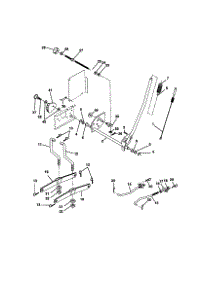Lift Assembly parts for Craftsman Front-Engine Lawn Tractor 917270850 from AppliancePartsPros.com