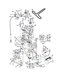 Mower Deck parts for Craftsman Front-Engine Lawn Tractor 917270850 from AppliancePartsPros.com