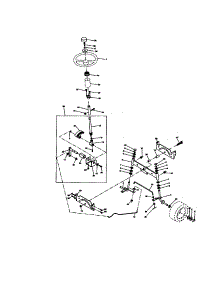 Steering Assembly parts for Craftsman Front-Engine Lawn Tractor 917270851 from AppliancePartsPros.com