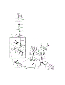 Steering Assembly parts for Craftsman Front-Engine Lawn Tractor 917270860 from AppliancePartsPros.com