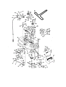 Mower Deck parts for Craftsman Front-Engine Lawn Tractor 917270860 from AppliancePartsPros.com
