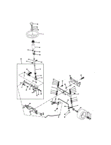 Steering Assembly parts for Craftsman Front-Engine Lawn Tractor 917270861 from AppliancePartsPros.com