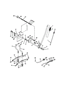 Lift Assembly parts for Craftsman Front-Engine Lawn Tractor 917270861 from AppliancePartsPros.com