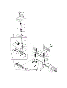 Steering parts for Craftsman Front-Engine Lawn Tractor 917270891 from AppliancePartsPros.com