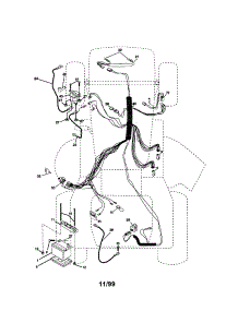 Electrical parts for Craftsman Front-Engine Lawn Tractor 917270910 from AppliancePartsPros.com