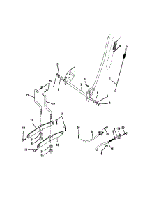 Lift Assembly parts for Craftsman Front-Engine Lawn Tractor 917270911 from AppliancePartsPros.com