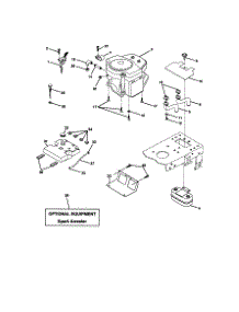 Engine parts for Craftsman Front-Engine Lawn Tractor 917270913 from AppliancePartsPros.com