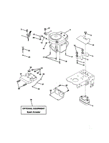 Engine parts for Craftsman Front-Engine Lawn Tractor 917270920 from AppliancePartsPros.com