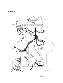Electrical parts for Craftsman Front-Engine Lawn Tractor 917270923 from AppliancePartsPros.com
