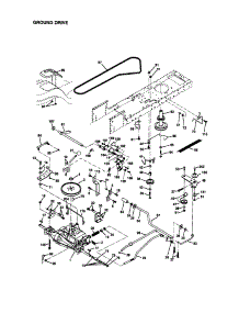 Ground Drive parts for Craftsman Front-Engine Lawn Tractor 917270930 from AppliancePartsPros.com