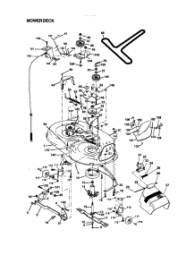 Mower Deck parts for Craftsman Front-Engine Lawn Tractor 917270930 from AppliancePartsPros.com