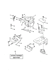 Engine parts for Craftsman Front-Engine Lawn Tractor 917270940 from AppliancePartsPros.com