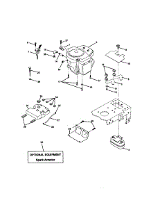 Engine parts for Craftsman Front-Engine Lawn Tractor 917270941 from AppliancePartsPros.com