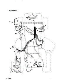 Electrical parts for Craftsman Front-Engine Lawn Tractor 917270950 from AppliancePartsPros.com