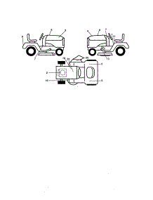 Decals parts for Craftsman Front-Engine Lawn Tractor 917270950 from AppliancePartsPros.com