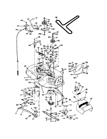 Mower Deck parts for Craftsman Front-Engine Lawn Tractor 917270951 from AppliancePartsPros.com