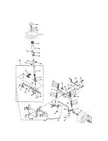 Steering Assembly parts for Craftsman Front-Engine Lawn Tractor 917270960 from AppliancePartsPros.com