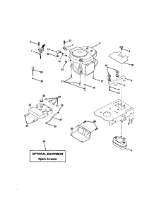 Engine parts for Craftsman Front-Engine Lawn Tractor 917270960 from AppliancePartsPros.com