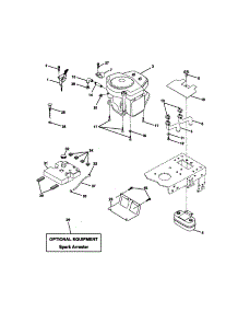 Engine parts for Craftsman Front-Engine Lawn Tractor 917270961 from AppliancePartsPros.com