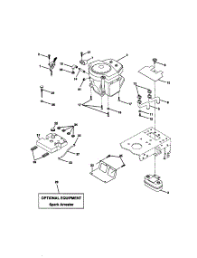 Engine parts for Craftsman Front-Engine Lawn Tractor 917270962 from AppliancePartsPros.com