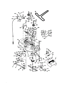 Mower Deck parts for Craftsman Front-Engine Lawn Tractor 917270962 from AppliancePartsPros.com