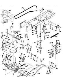 Drive parts for Craftsman Front-Engine Lawn Tractor 917271010 from AppliancePartsPros.com