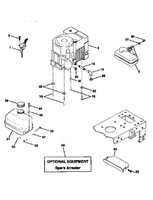 Engine parts for Craftsman Front-Engine Lawn Tractor 917271010 from AppliancePartsPros.com