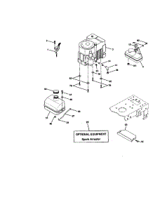 Engine parts for Craftsman Front-Engine Lawn Tractor 917271011 from AppliancePartsPros.com