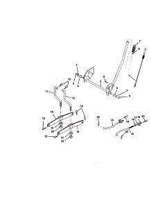 Lift parts for Craftsman Front-Engine Lawn Tractor 917271011 from AppliancePartsPros.com