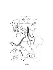 Electrical parts for Craftsman Front-Engine Lawn Tractor 917271013 from AppliancePartsPros.com