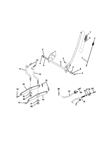 Lift Assembly parts for Craftsman Front-Engine Lawn Tractor 917271014 from AppliancePartsPros.com