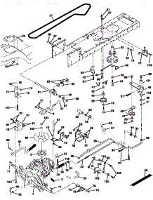 Drive parts for Craftsman Front-Engine Lawn Tractor 917271020 from AppliancePartsPros.com