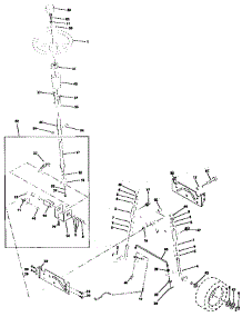 Steering parts for Craftsman Front-Engine Lawn Tractor 917271021 from AppliancePartsPros.com