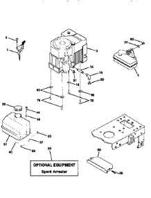 Engine parts for Craftsman Front-Engine Lawn Tractor 917271021 from AppliancePartsPros.com