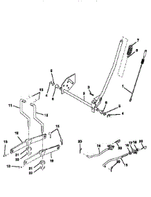 Lift Assembly parts for Craftsman Front-Engine Lawn Tractor 917271021 from AppliancePartsPros.com