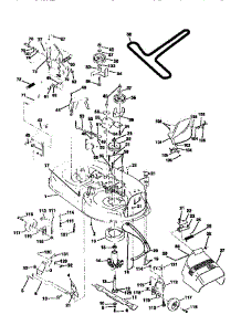 Mower Deck parts for Craftsman Front-Engine Lawn Tractor 917271021 from AppliancePartsPros.com