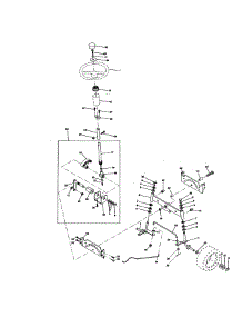 Steering Assembly parts for Craftsman Front-Engine Lawn Tractor 917271022 from AppliancePartsPros.com